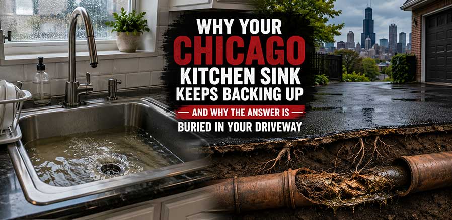 kitchen sink drain clogging chicago