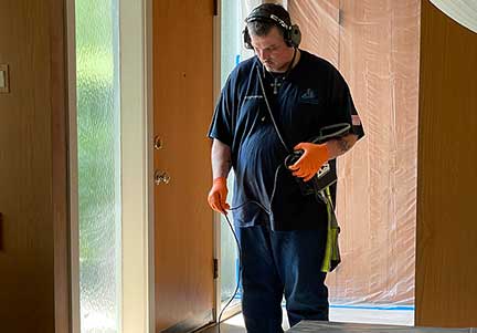Leak detection service in Chicago Illinois locating hidden water pipe leaks