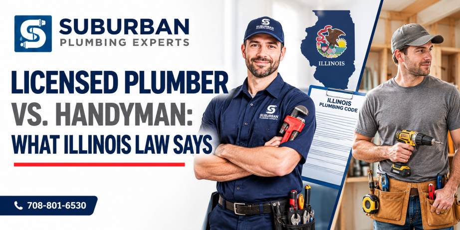 licensed plumber vs handyman illinois