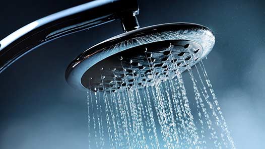 save water with a low flow shower head.