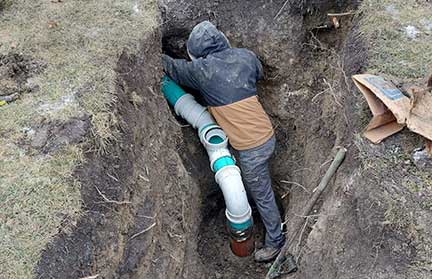 Professional plumber in Orland Park Illinois providing residential plumbing services