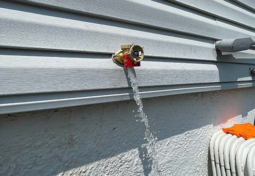 checking your outdoor faucet before winter is essential.