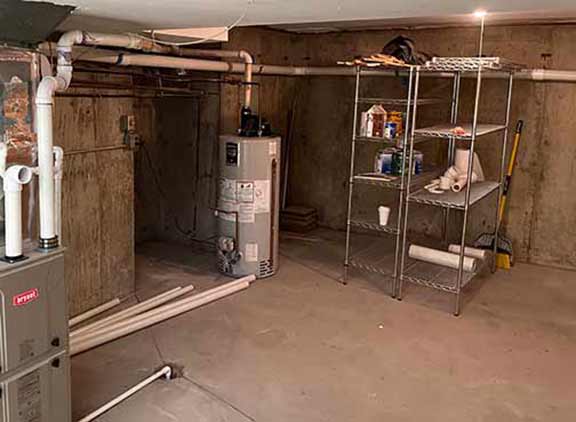 an overhead sewer system in naperville illinois