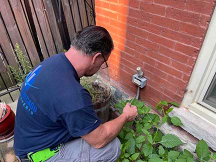 Plumber in Clarendon Hills Illinois performing plumbing repair and maintenance work