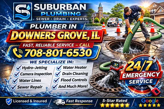 plumber near me downers grove illinois