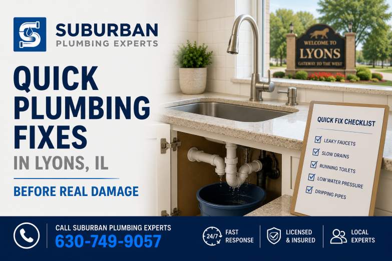 plumbing fixes lyons illinois