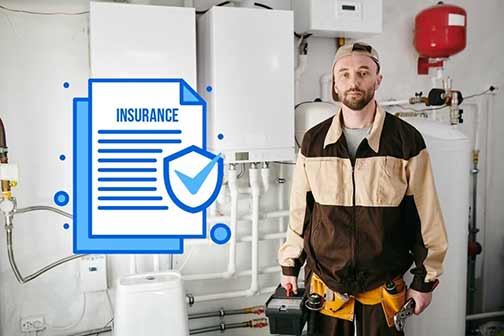 a plumber with liability insurance