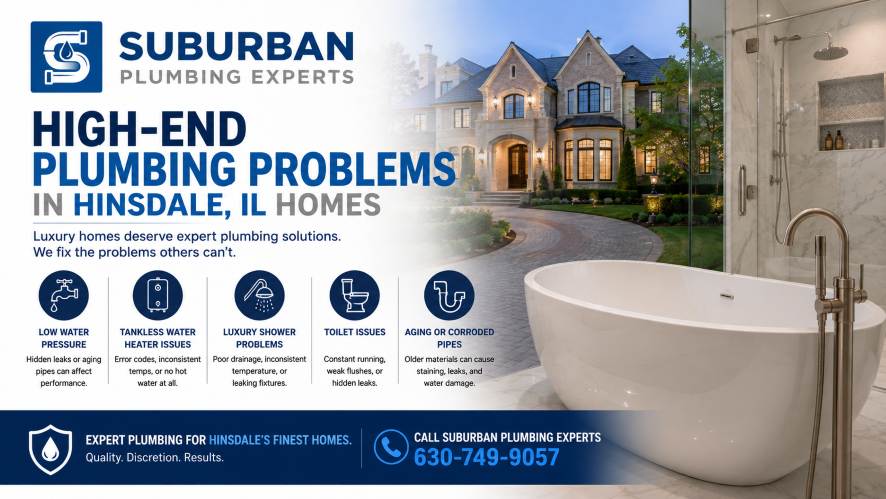 plumbing problems hinsdale illinois