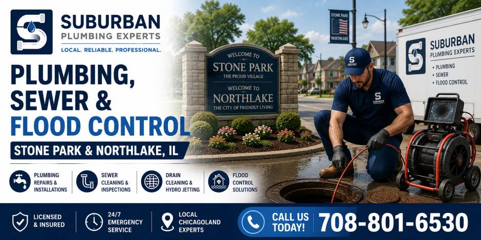 plumbing sewer flood control stone park northlake illinois