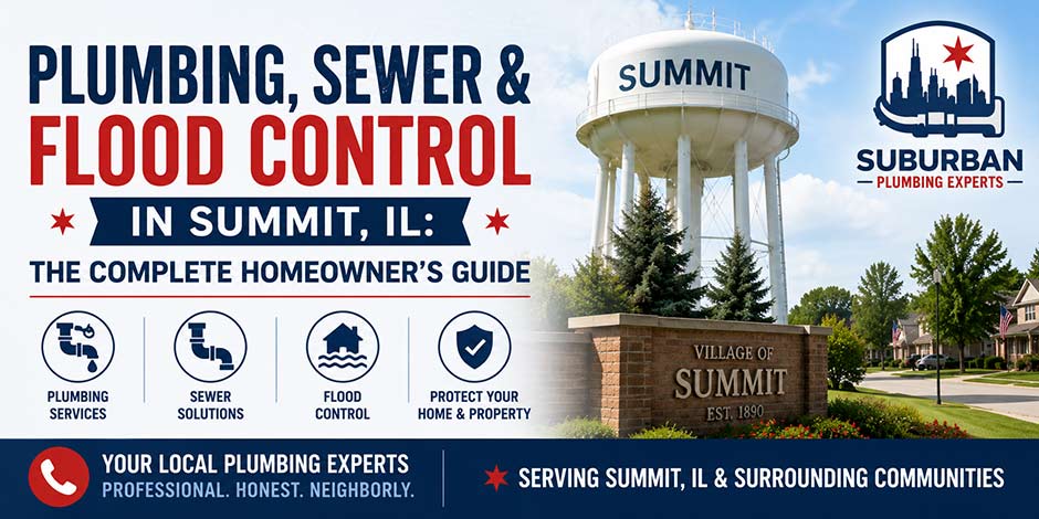 plumbing sewer flood control summit illinois