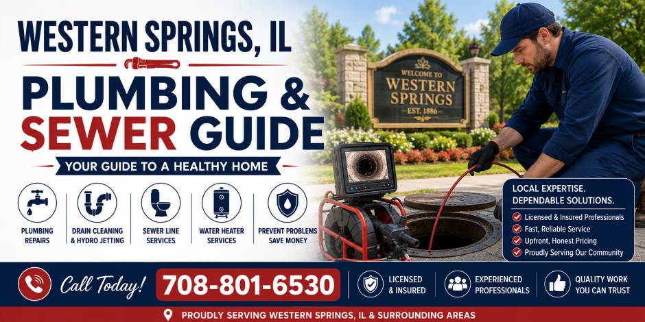 plumbing sewer western springs illinois