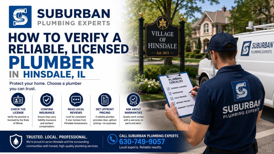 reliable plumber hinsdale illinois