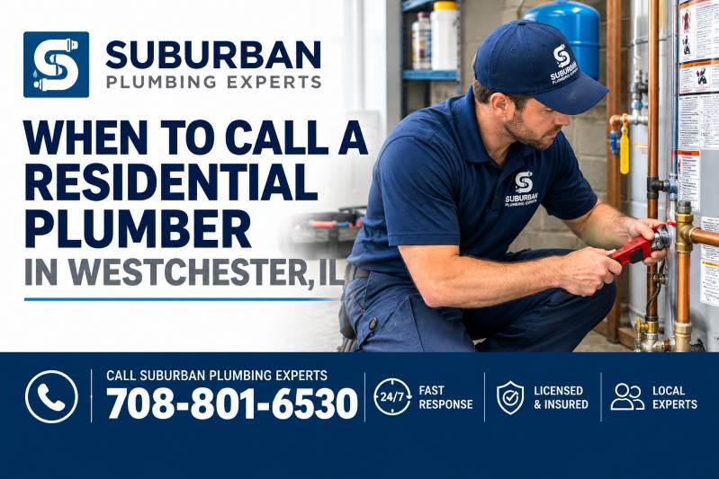 residential plumber westchester illinois