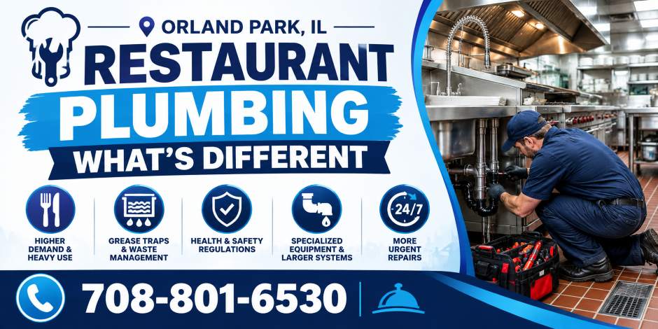 restaurant plumbing orland park illinois