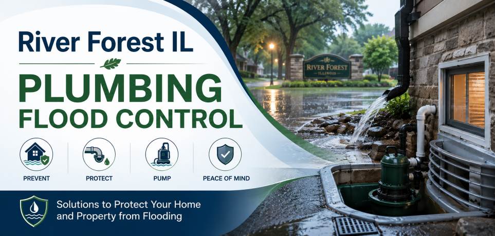 river forest illinois plumbing flood control