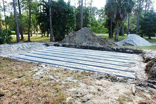a septic drain field