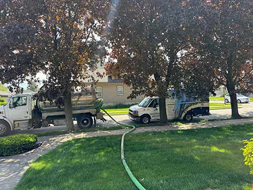 septic pumping in homer glen.