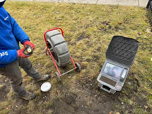 sewer camera inspection in forest park illinois.