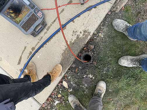 sewer camera inspection lemont