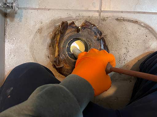 a sewer camera inspection in riverside illinois.