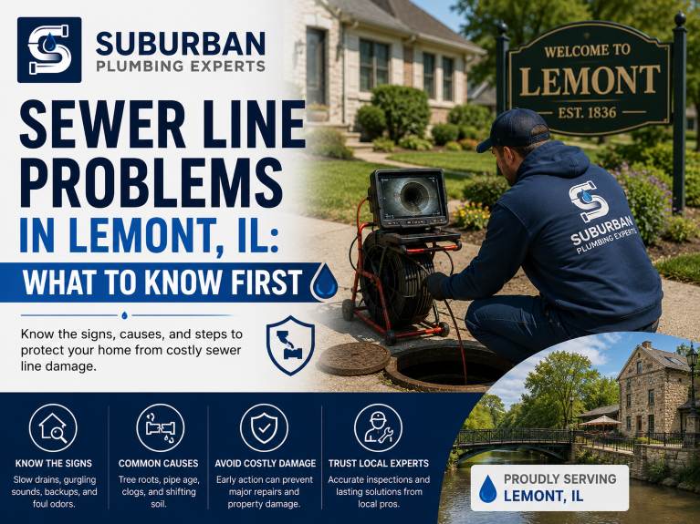 sewer line problems lemont illinois