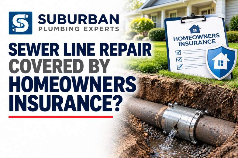 sewer line repair covered by homeowners insurance