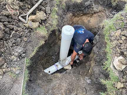 sewer line repair Willowbrook Illinois