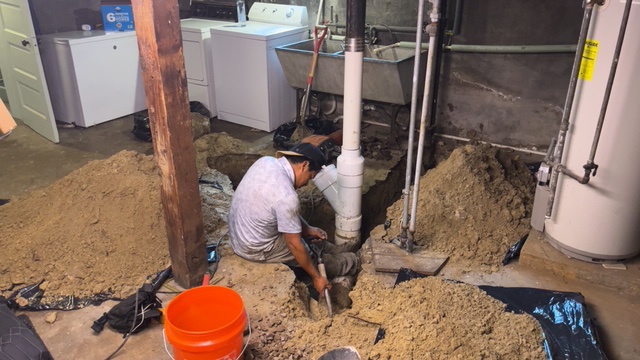 Sewer line replacement