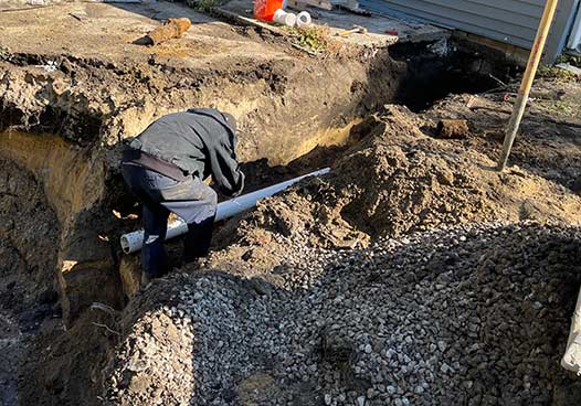 a full sewer line replacement in the works.