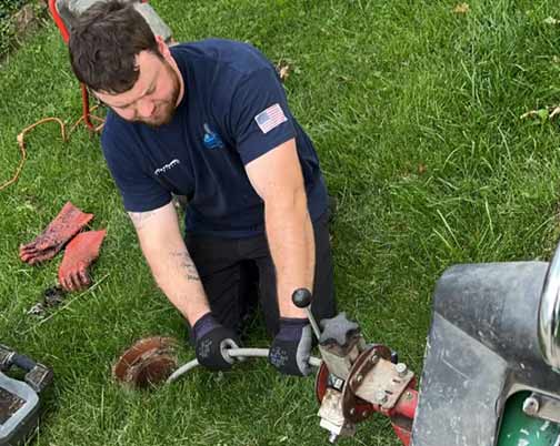 sewer rodding in bedford park illinois.