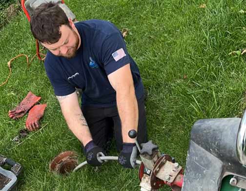 sewer rodding service in countryside illinois.