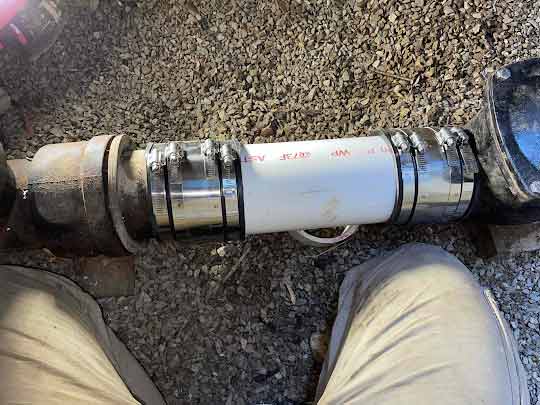 sewer spot repair