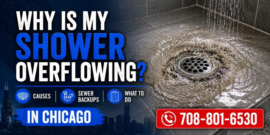 shower overflowing chicago