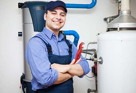 a plumber in brookfield il with a successful water heater installation.