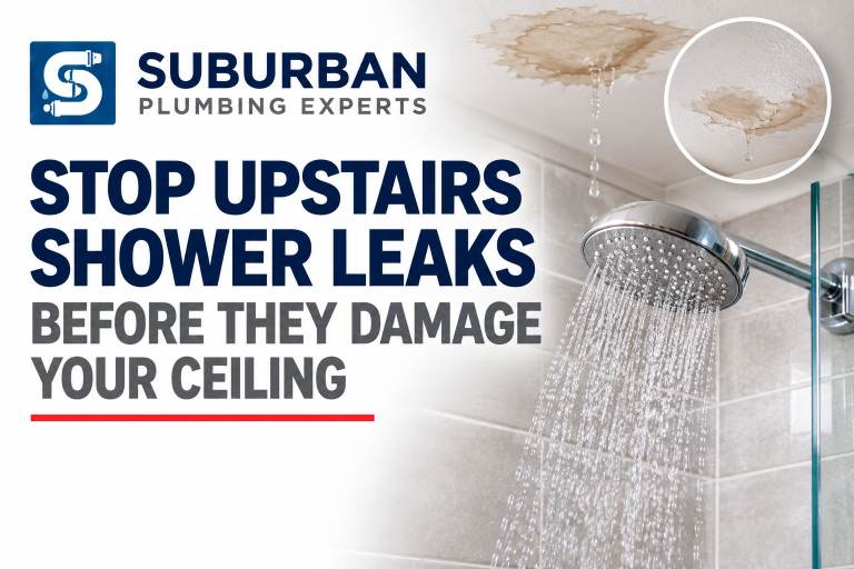 stop upstairs shower leaks