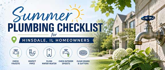 summer plumbing checklist for hinsdale illinois homeowners