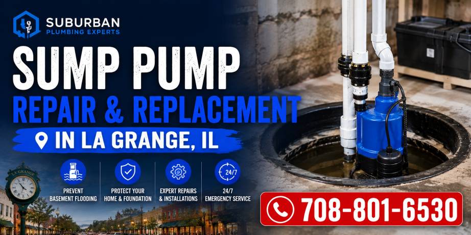 sump pump repair replacement la grange illinois
