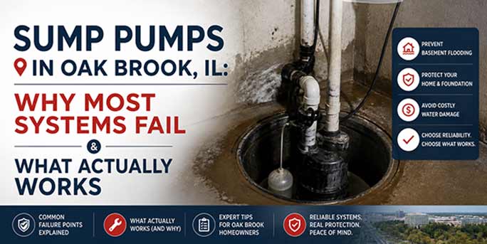 sump pumps oak brook illinois