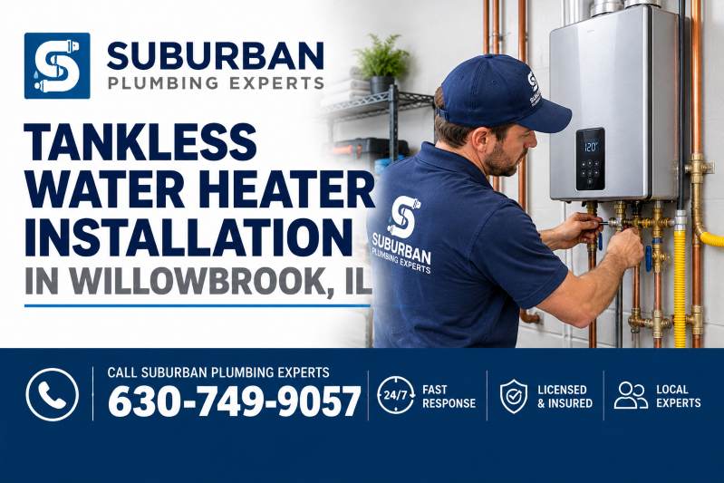 tankless water heater installation willowbrook illinois