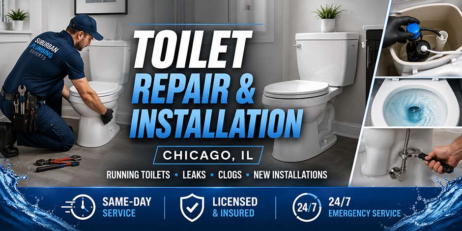 toilet repair and installation chicago illinois