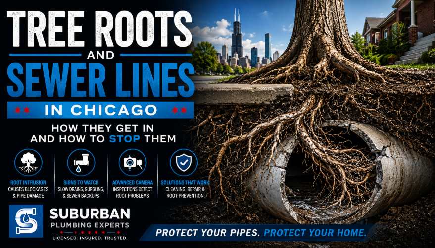 tree roots sewer lines chicago