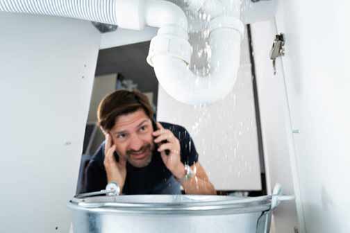 a man who hired an unlicensed plumber.