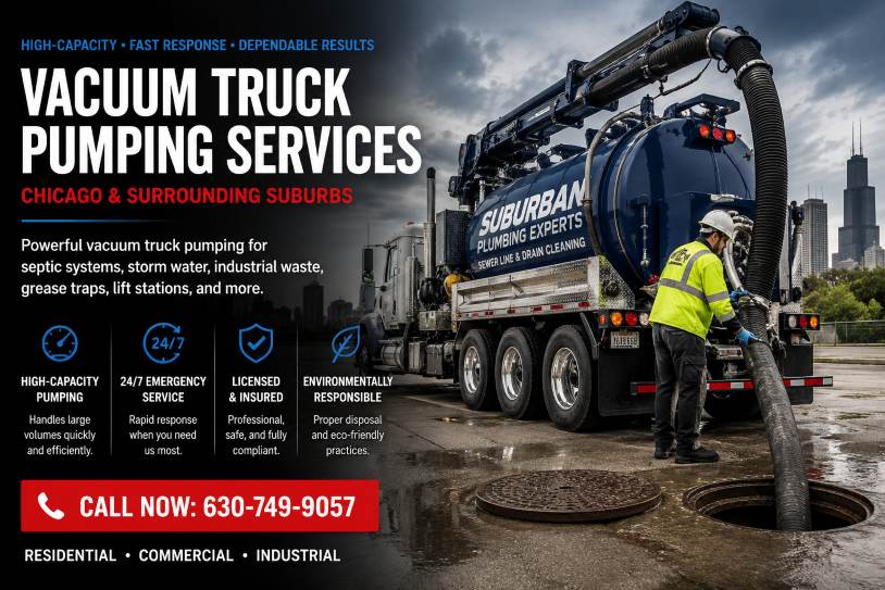 vacuum truck pumping chicago illinois