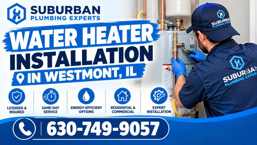 water heater installation westmont illinois