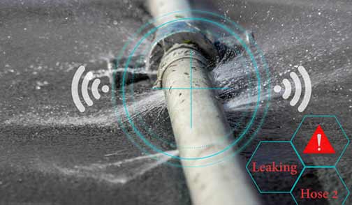 water line leak detection