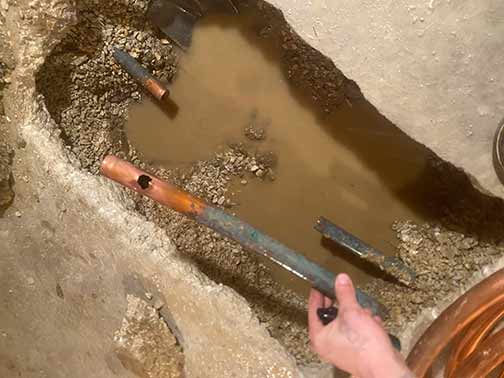 water line repair in woodridge.