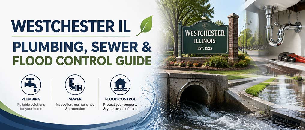 westchester illinois plumbing sewer flood control guide
