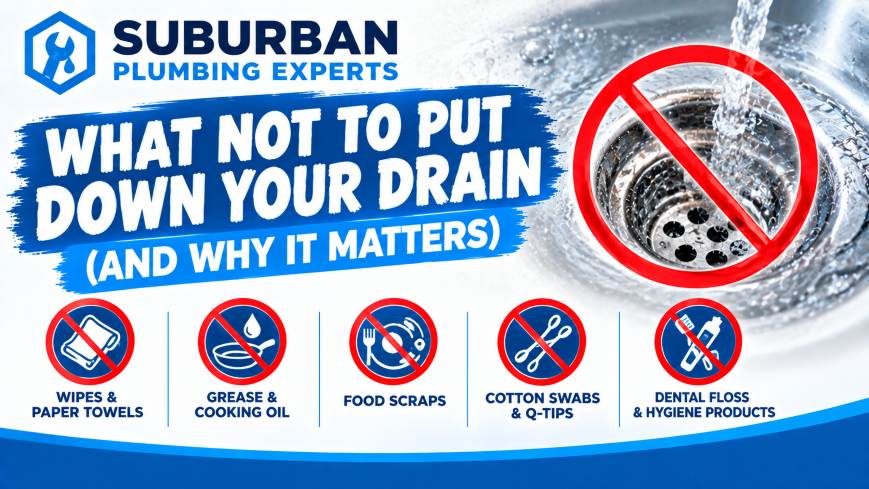 what not to put down your drain