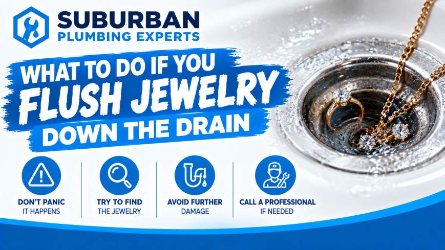 what to do if you flush jewelery down the drain
