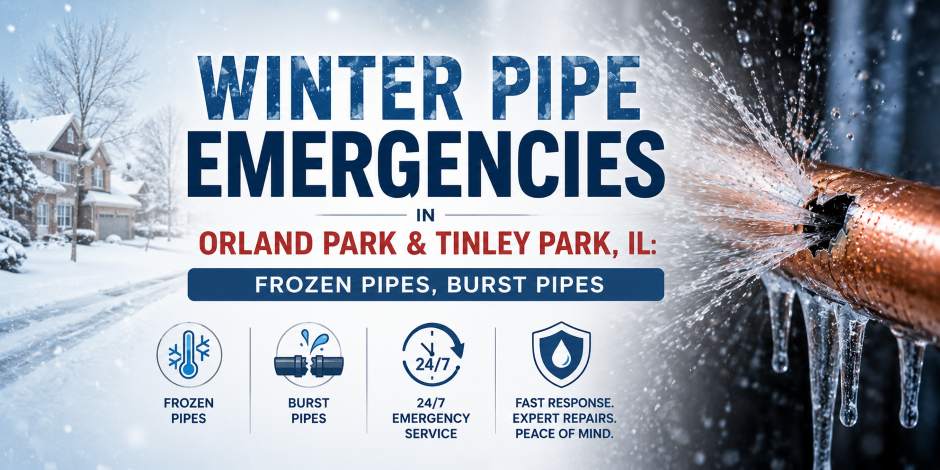 winter pipe emergencies orland park tinley park illinois